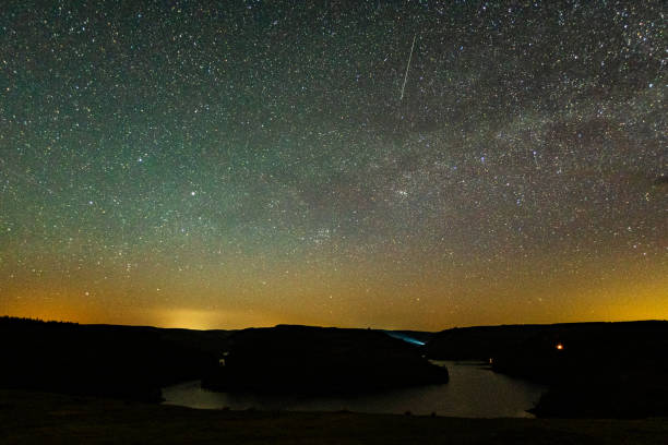 istock Dark starry sky over remote Welsh countryside 1256746374