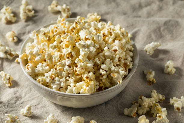 istock Homemade Salty Buttered Popcorn 1256746449