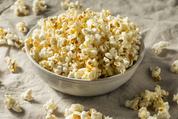 istock Homemade Salty Buttered Popcorn 1256746473