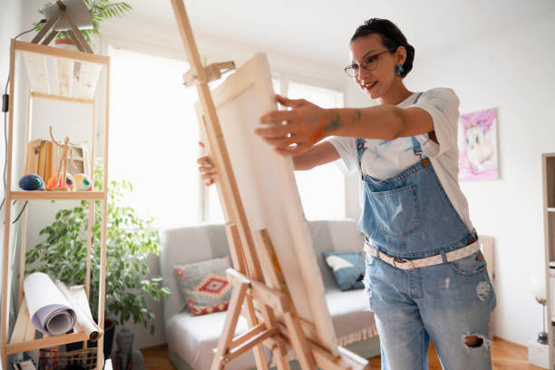 istock Bright future awaits young artist 1256756574