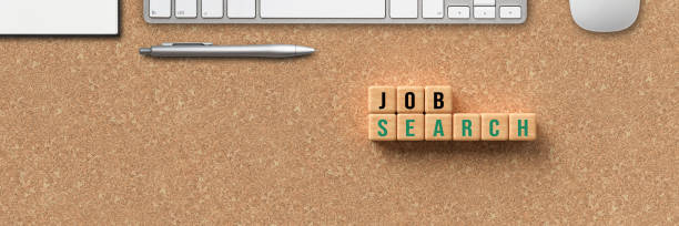 istock computer keyboard and cubes with message JOB SEARCH 1256760071