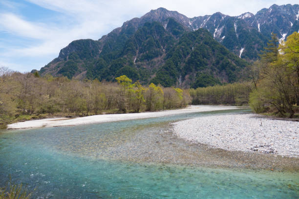 istock The clear stream Azusa River flowing through the summer highlands 1256765547