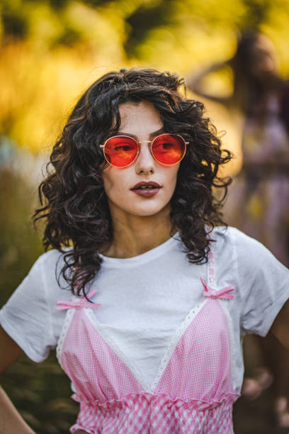 istock Beautiful woman posing outdoors 1256768210