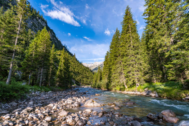 istock Fantastic hike in the Lechquellen Mountains in Vorarlberg Austria 1256772706