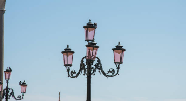istock lamppost in Venice, Italia,march, 2019 1256776654