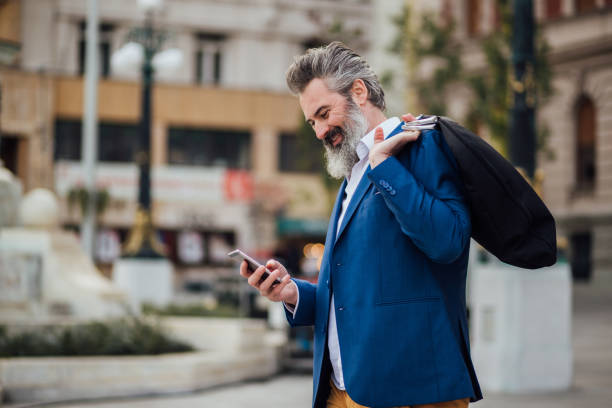 istock Businessman on a business journey 1256776748