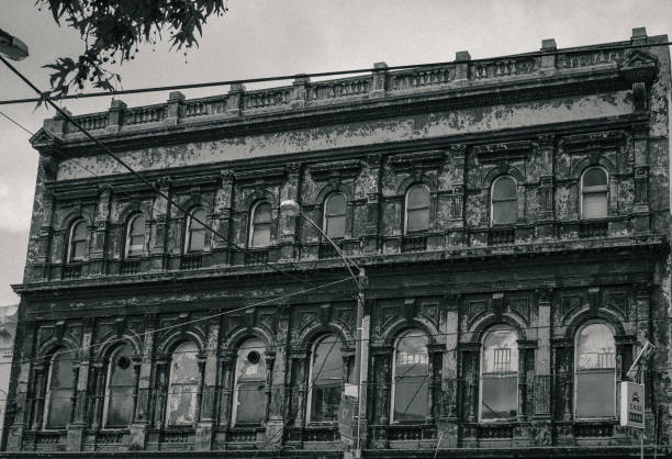 istock old building in monochrome 1256791591