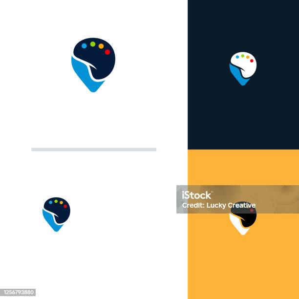 Vector Point Creative Creative Point Logo Designs Template Creative Place Logo Template Art ...