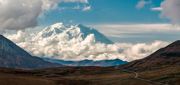 Mount Denali, also known as Mount McKinley, the tallest peak in continental North America.