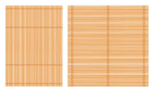 バンブーマットの背景セット - bamboo asia backgrounds textured点のイラスト素材／クリップアート素材／マンガ素材／アイコン素材