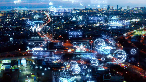 istock Transportation and technology concept. ITS (Intelligent Transport Systems). Mobility as a service. 1256813920