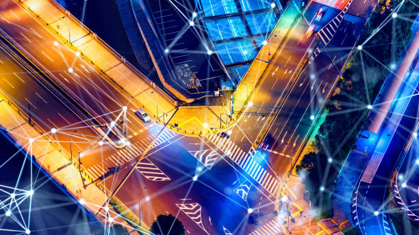 istock Transportation and technology concept. ITS (Intelligent Transport Systems). Mobility as a service. 1256813923
