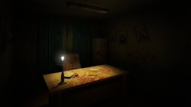 istock horror and creepy working room in the hospital .3D rendering 1256815622