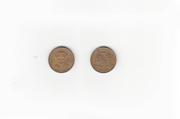 istock One Dollar Jamaican Coin embedded Sir Alexander Bustamanie 1256819858