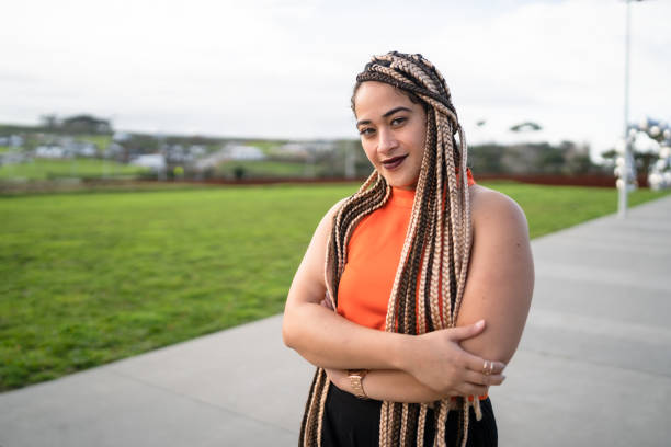 istock Authentic portraits of Pacific Islander woman. 1256820165