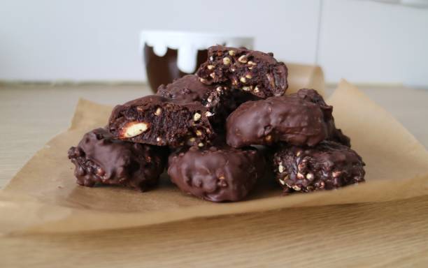 istock Energy snack, vegan praline. 1256830624