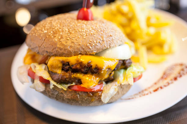 istock A juicy cheese burger with union 1256836267