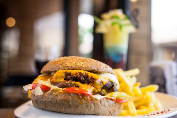 istock A juicy cheese burger with union 1256837035
