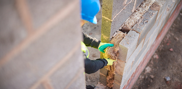 Insulation Blockouts Insulating Blockwork Stock Photo - Download Image Now - UK, Insulation ...