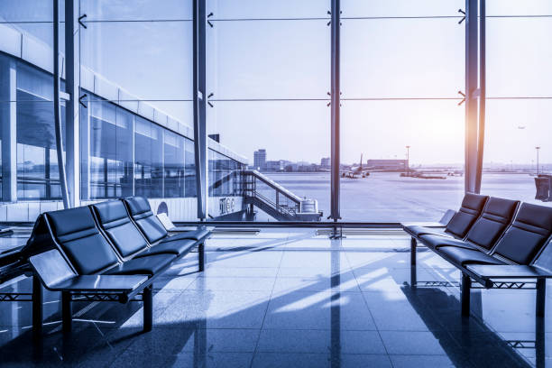 istock Inside the airport terminal. 1256843958