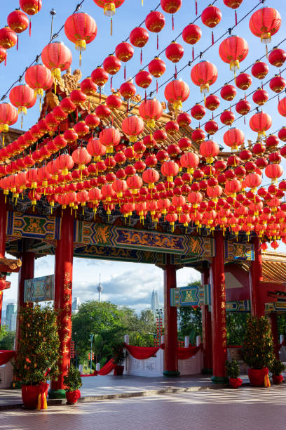 istock The beautiful decoration of Red Lantern 1256846087