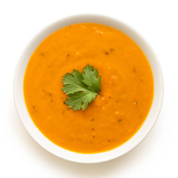 istock Carrot and coriander soup 1256847122