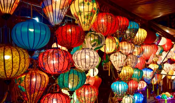 istock Colorful lantern at Hoi An. 1256851546