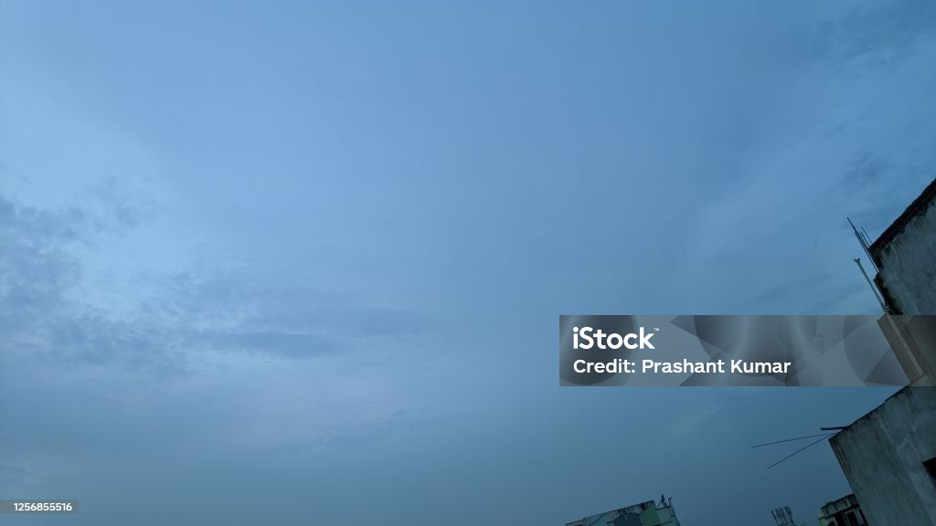 Pemandangan Langit Yang Tampak Bagus Diklik Dari Atap Pada 04 Juli 2020