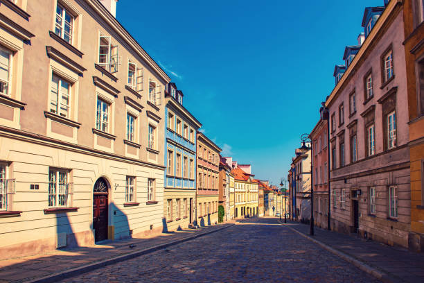 istock Warsaw center streer 1256855685