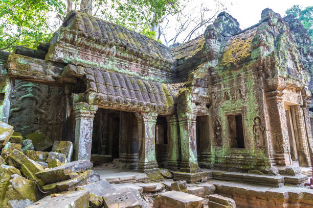istock Ta Prohm temple in Angkor Wat 1256859929
