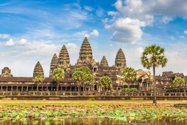 istock Angkor Wat temple in Cambodia 1256860272