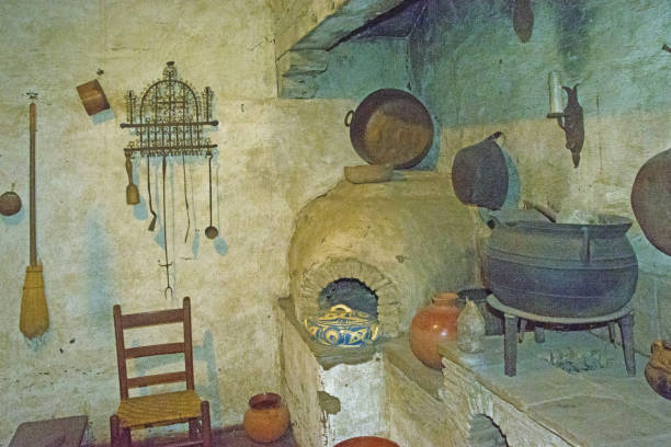 Kitchen-Carmel Mission-Carmel California