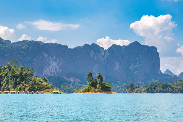 istock Cheow Lan lake in Thailand 1256861383