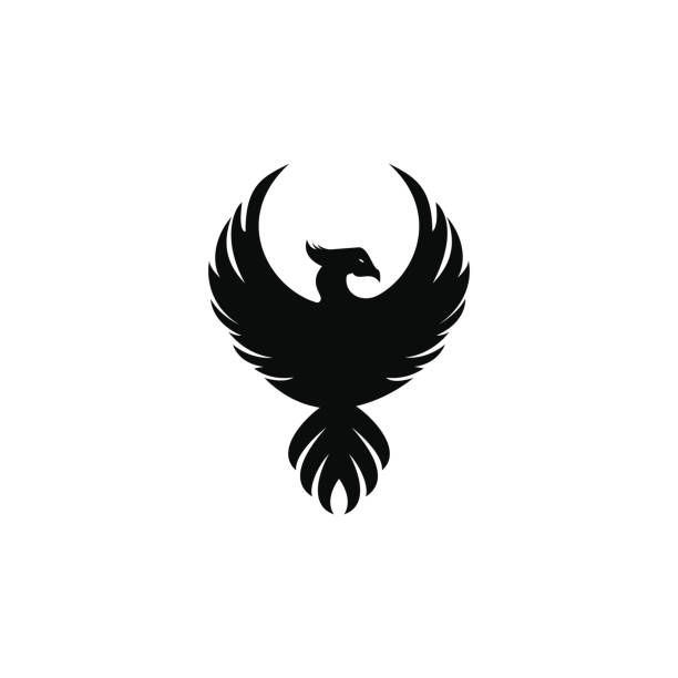 フェニックスベクトルロゴデザイン。 - phoenix点のイラスト素材／クリップアート素材／マンガ素材／アイコン素材