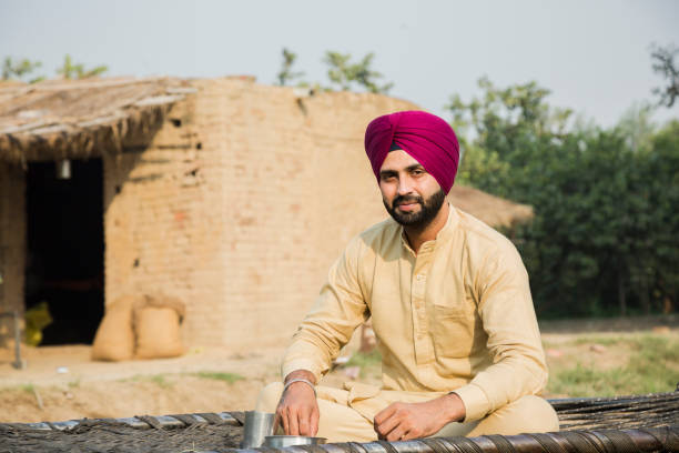 istock Young Sikh Man - stock photo 1256875977
