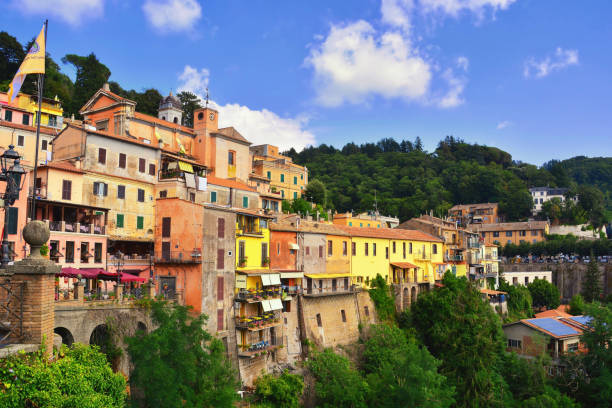 istock Nemi, Rome, Lazio, belvedere. 1256880202