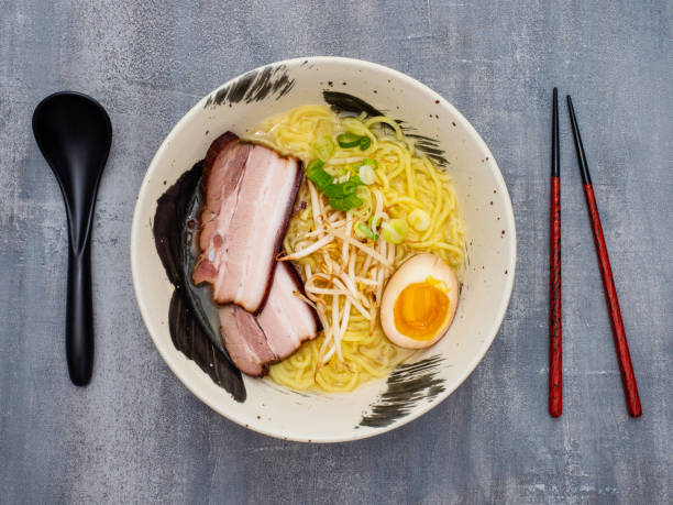 istock Shio ramen with pork belly and egg 1256880802