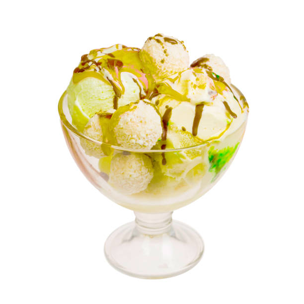 istock Ice-cream Isolated on White Background 1256882063
