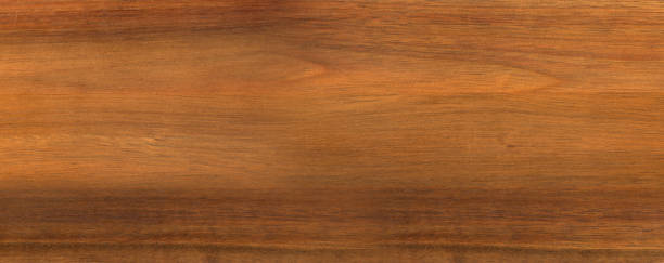 istock Clean teak wood texture banner 1256883445