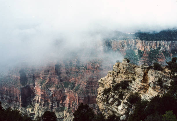 istock Grand Canyon NP North Rim - Cloud & Canyon - 1990 1256887510