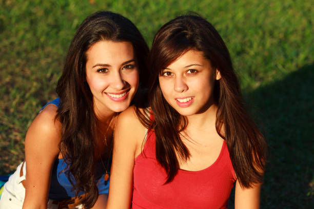 istock Beautiful college girls 1256891268
