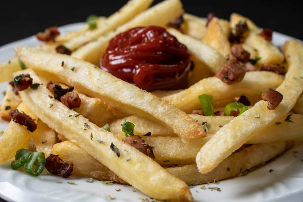 istock french fries with bacon and ketchup 1256891724