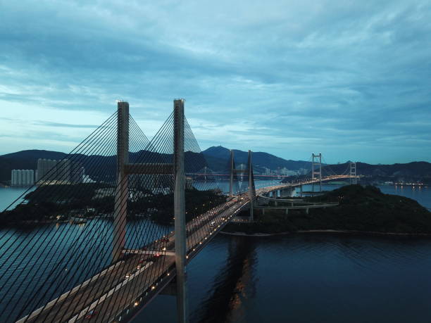 istock The Tsing Ma bridge in Hong Kong 1256895540