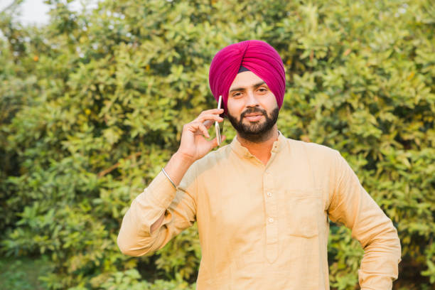 istock Young Sikh Man - stock photo 1256900886