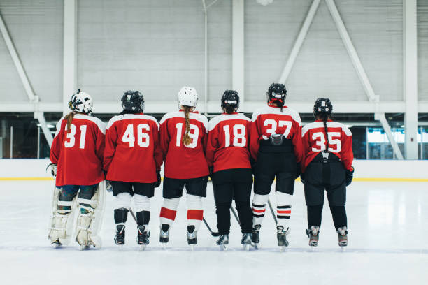 아이스 하키 여자 아이스하키 팀 - womens ice hockey 뉴스 사진 이미지