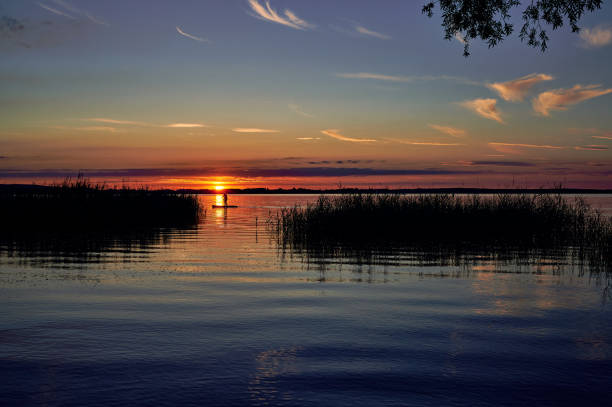 istock late sunset over the German Chiemsee 1256909497