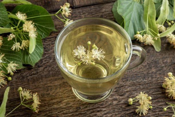 istock A cup of herbal tea with linden flowers 1256914499