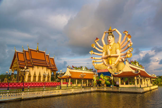 istock Statue of Shiva at Samui, Thailand 1256922545