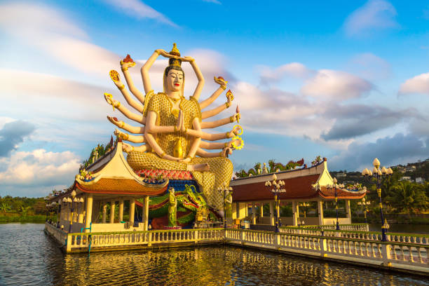 istock Statue of Shiva at Samui, Thailand 1256922558