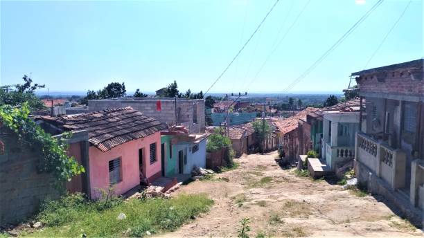 istock Colourful rustic streets in Trinidad town, Cuba 1256923630